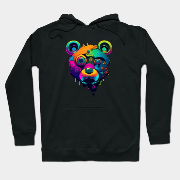 Trippy teddy Hoodie by stkUA